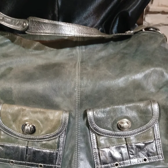 Green Leather LadiesBag